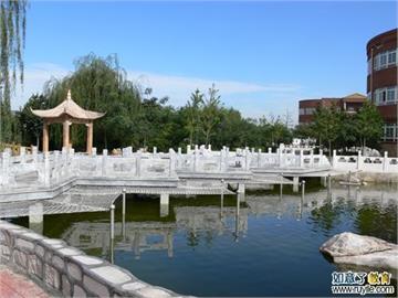北京市海淀外国语实验学校校内花园