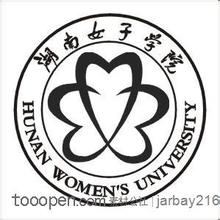 湖南女子学院校徽