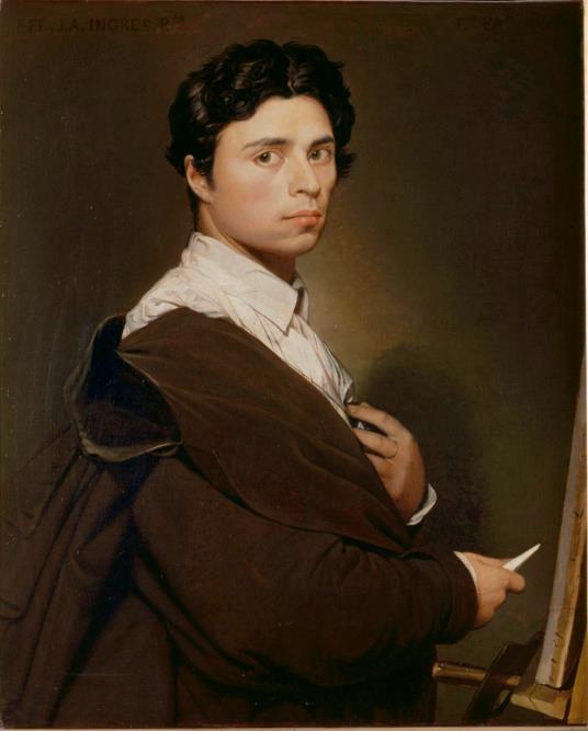 让·奥古斯特·多米尼克·安格尔Jean Auguste Dominique Ingres肖像图