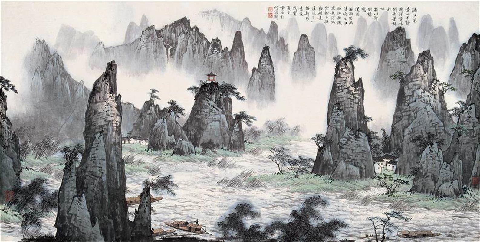 中国白雪石白雪石作品109高清原图