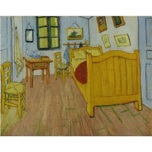 10-11梵高画集超大巨幅Vincent_van_Gogh_-_De_slaapkamer