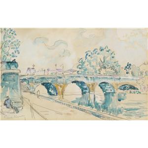 Paul Signac-Paris. Le Pont Neuf